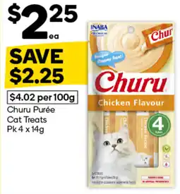 Woolworths Churu Purée Cat Treats offer