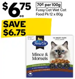 Woolworths Fussy Cat Mince & Morsels offer