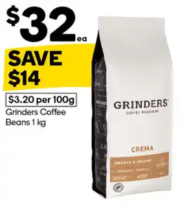 Woolworths Grinders Coffee Beans offer