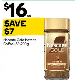 Woolworths Nescafe Gold Instant Coffee offer