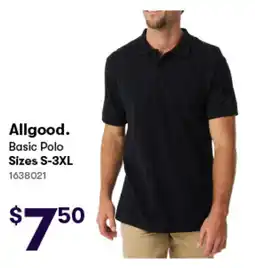 Woolworths Allgood. Basic Polo offer