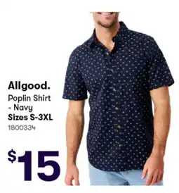 Woolworths Allgood. Poplin Shirt - Navy offer