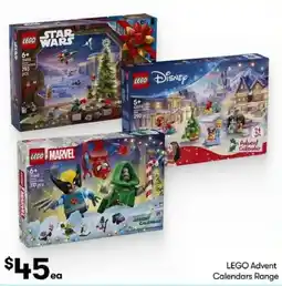 BIG W LEGO Advent Calendars Range offer