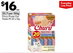 Woolworths Churu Puree Cat Treats offer