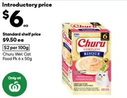 Woolworths Churu Wet Cat Food offer