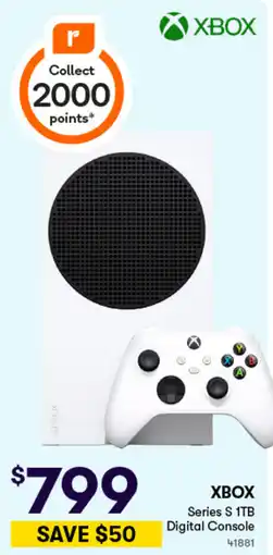Woolworths Xbox Series S 1TB Digital Console offer
