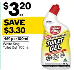 Woolworths White King Toilet Gel offer