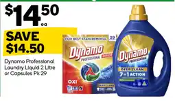 Woolworths Dynamo Professional Laundry Liquid offer