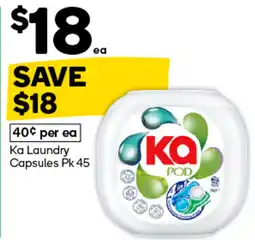 Woolworths Ka Laundry Capsules offer