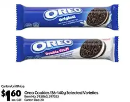 C-Store Distribution Oreo Cookies Selected Varieties offer