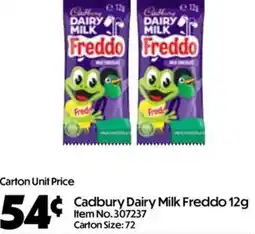 C-Store Distribution Cadbury Dairy Milk Freddo offer
