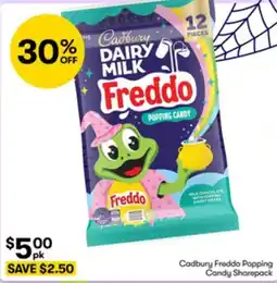 BIG W Cadbury Freddo Popping Candy Sharepack offer