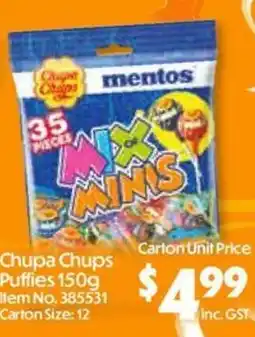 C-Store Distribution Chupa Chups Puffies offer