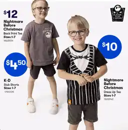 Woolworths Nightmare Before Christmas Dress Up Tee offer