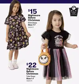 Woolworths Nightmare Before Christmas Print Dress offer