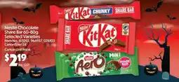 C-Store Distribution Nestlé Chocolate Share Bar Selected Varieties offer