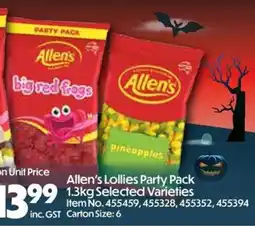 C-Store Distribution Allen's Lollies Party Pack offer