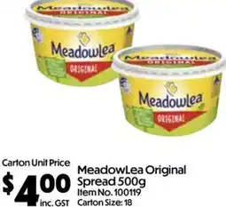 C-Store Distribution MeadowLea Original Spread offer