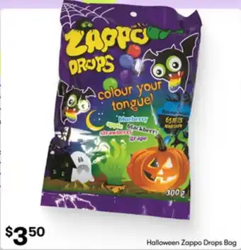Halloween Zappo Drops Bag