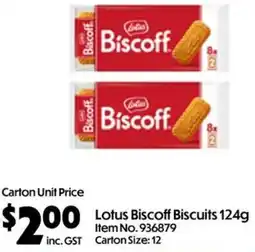 C-Store Distribution Lotus Biscoff Biscuits offer