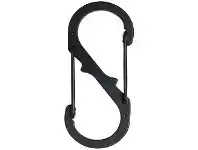 Officeworks J.Burrows Metal Carabiner Holder Black offer