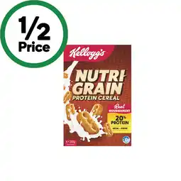 Woolworths Kellogg’s Nutri-Grain 290g, Sultana Bran 420g or Coco Pops 320g offer