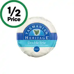 Woolworths Tasmanian Heritage Brie or Camembert 200g – From the Deli offer