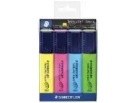Officeworks Staedtler Textsurfer Classic Highlighters Assorted 4 Pack offer