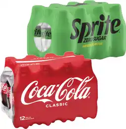Coles Coca-Cola, Fanta or Sprite Soft Drink 12x300mL offer
