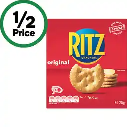 Woolworths Ritz Crackers offer