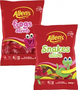 Coles Allen's Lollies-200g offer