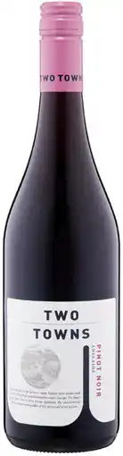 Coles Two Towns Adelaide Hills Pinot Noir offer