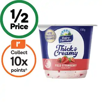 Woolworths Dairy Farmers Thick & Creamy Yoghurt – From the Fridge offer