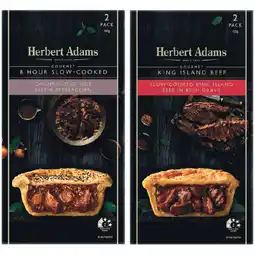 Woolworths Herbert Adams Gourmet Pies offer
