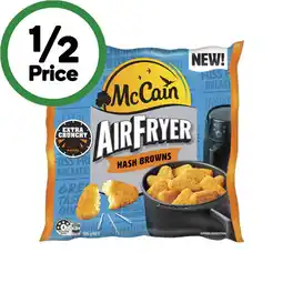 Woolworths McCain AirFryer Chips or Hash Browns 525-750g offer
