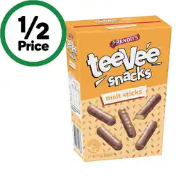 Woolworths Arnott's TeeVee Snacks Chocolate Biscuits offer