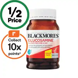 Woolworths Blackmores Glucosamine Sulfate 1500mg Tablets offer