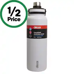 Woolworths Décor Adventurer Insulated Double Wall Stainless Steel Bottle offer