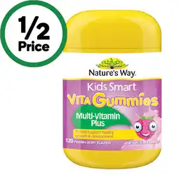 Woolworths Nature's Way Kids Smart Vita Gummies Multi-Vitamin Plus offer