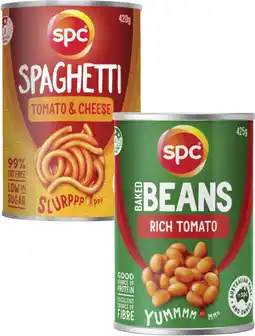 Coles SPC Baked Beans or Spaghetti 420g-425g offer