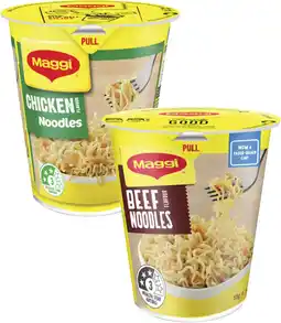 Coles Maggi Instant Noodle Cup-65g offer