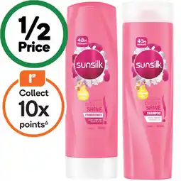 Woolworths Sunsilk Shampoo or Conditioner 350ml offer