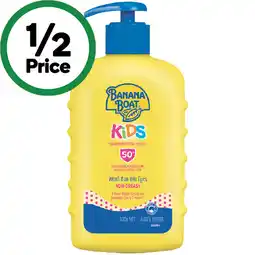 Woolworths Banana Boat SPF 50+ Sunscreen Lotion§ offer