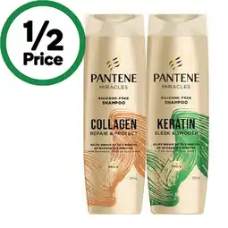 Woolworths Pantene Miracles Shampoo or Conditioner 350-375ml offer