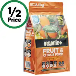 Woolworths Brunnings Organic+ Fertilisers offer