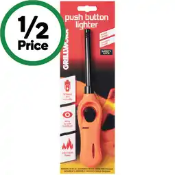 Woolworths Grillworx Push Button Lighter – Assorted offer