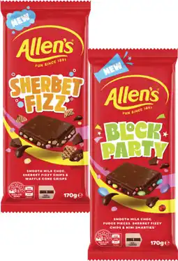 Coles NEW Allen's Block offer