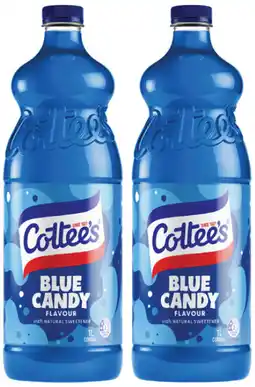 Coles NEW Cottee's Cordial Blue Candy offer