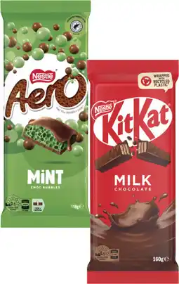 Coles Nestlé Block Chocolate-180g offer