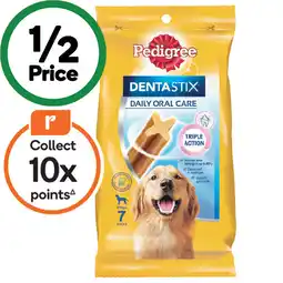 Woolworths Pedigree Dentastix Dog Treats offer